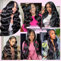 2 3 4 Pcs Body Wave Bundles 100% Human Hair Brazilian 16A Virgin Weave Raw Hair 30 32 Inch Double Weft Thick Human Hair Bundles Extensions For Women