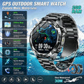 2026 Offline Map New Smart Watch 3ATM Waterproof GPS Navigation Compass Altimeter Flashlight Men 170+ Sports Bracelet Men Women
