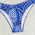 Women's Two Piece Bikini Set 2025, Sexy Triangle Push Up Swimsuit, Floral Print Bathing Suit, Beach Swimwear