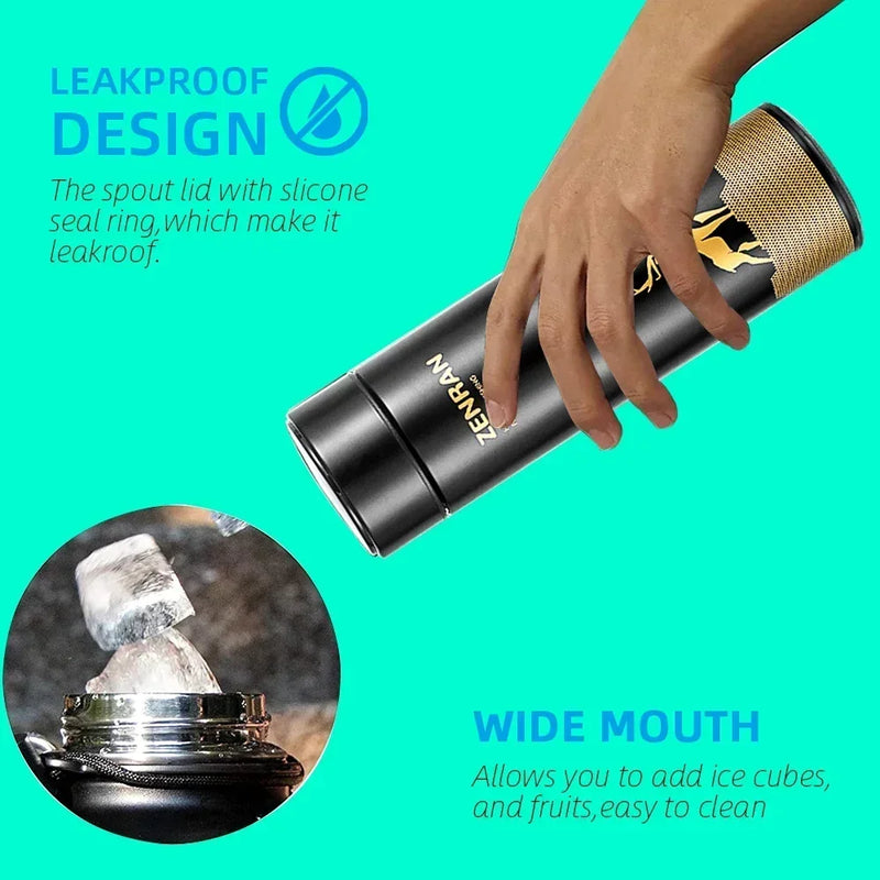 Thermos Bottle for Tea Infuser Digital Cup Thermal Stainless Steel Coffee Mug Isotherm Flask Leakproof Travel Tumbler Drinkware