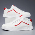 Skateboarding Shoes Men Flat Comfortable Leather Casual | SAMAG