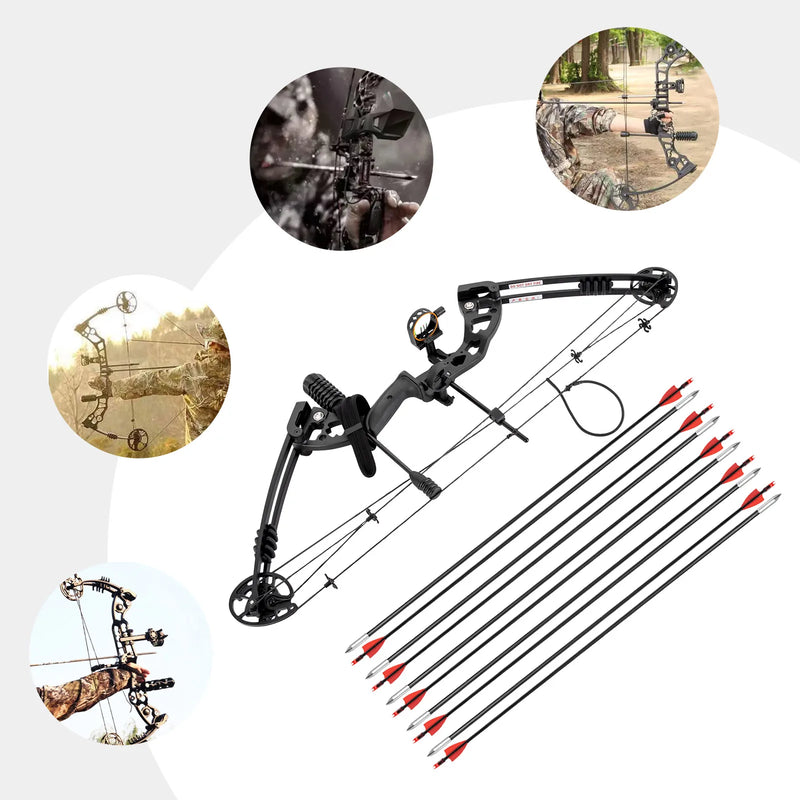 Compound Bow Arrow Set Right Hand Archery Draw Weight | SAMAG
