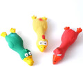 Bite Resistant Squeaky Dog Rubber Toy Latex Animal Shapes Chew Toy for Puppy Sound Making Pet Supplies