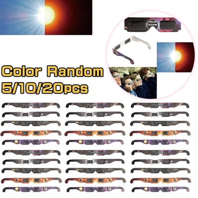 Paper Solar Eclipse Glasses Anti-uv Viewing Safe Shades | SAMAG