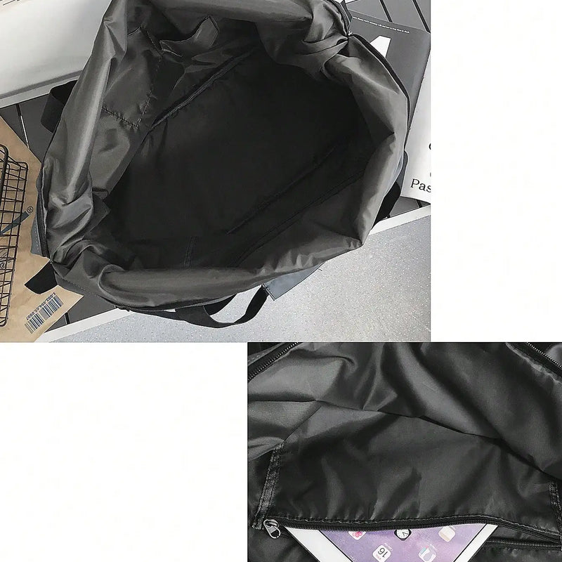 Handheld travel bag, large capacity sports and fitness bag, lightweight storage luggage bag, one shoulder crossbody travel bag