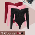 Women's Three Piece Set Bodysuits New Spring Sexy Backless Corset Slim Fashion Crossed Long Sleeves Casual Elegant Lady Clothing