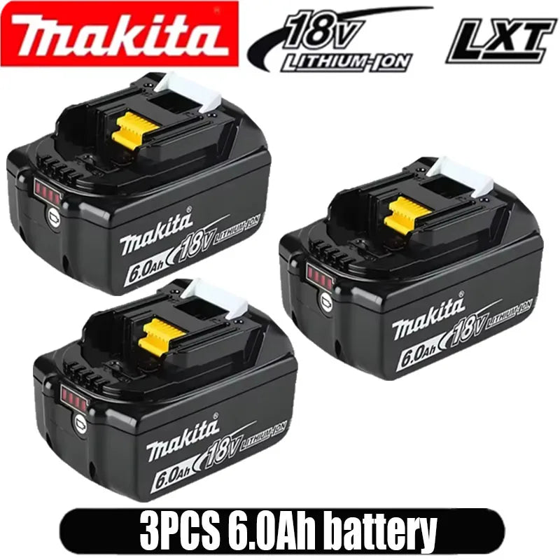 Original Makita 18V Battery 6AH Is Used for Replacing Lithium Batteries in Makita BL1840BL1830b BL1850b BL1850BL1860BL1815.