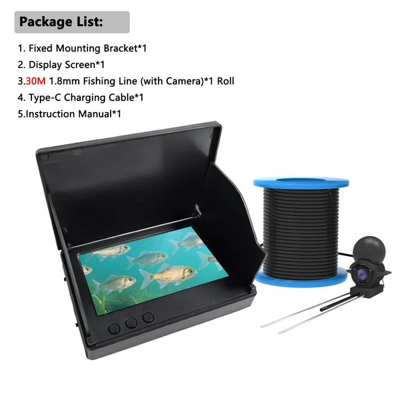Dodosee Handheld 1080P 4.3'' LCD Fish Finder Portable - View 10 | SAMAG