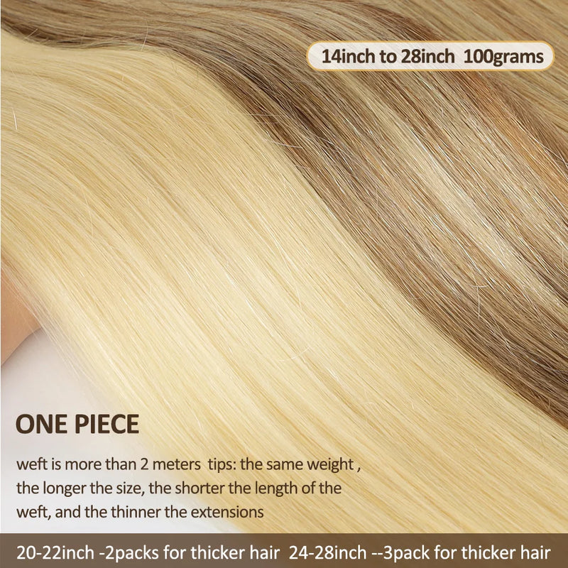 Real Beauty Platinum Blond Brazilian Straight Hair Weave Bundles 14"-28" Hight Ratio Remy Hair Extensions Brown #4 Blond P6/613#