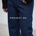 PROJECT 25 Men's Vintage Raw Denim Wide Leg Jeans | SAMAG