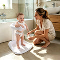 Baby Bathing Stand, Baby Bath Tub, Toddler Bath Seat, Adjustable Shower Tower with Anti-Pinch Design, Non-Slip Base, Shower Head Holder, Ergonomic Support for Infant 6-36 Months