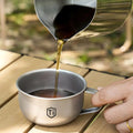 MINI Camping Water Cup Portable Tea Coffee Cup Outdoor Kitchen Equipment Mountaineering Cups 80/220ml