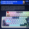 THUNDEROBOT K98 Wired Mechanical Keyboard RGB 98% Compact TKL Layout Hot-Swappable Gaming Keyboard For Laptop PC Gamer F108