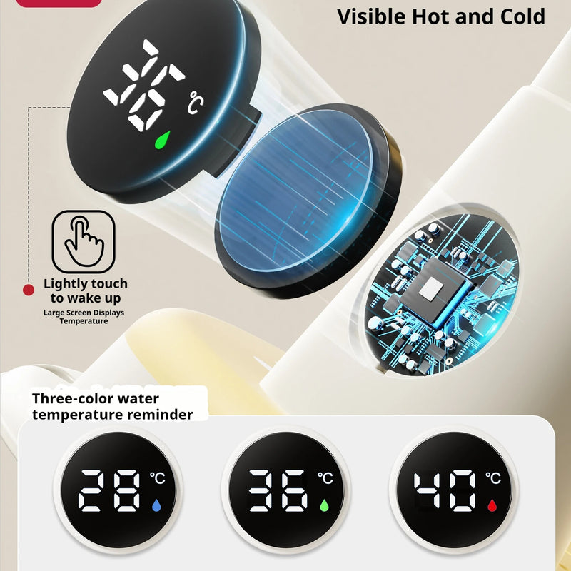 AIBEDILA Baby Bath Seat Multifunctional Toddler Bath Chair With Smart Temperature Sensing Safe Material For Bathtub Shower