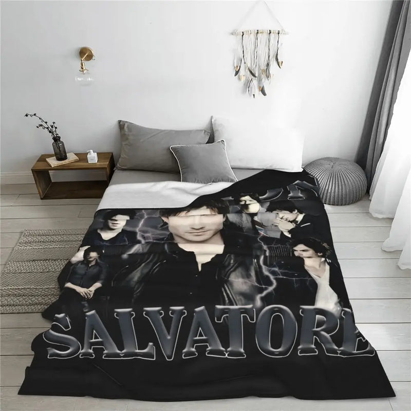 The Vampire Diaries Damon Salvatore Blanket