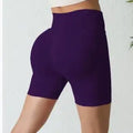 Women's Seamless High Waist Gym Shorts Butt Lifting Slim Fit High Elastic Yoga Shorts for Fitness Training Running & Cycling