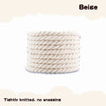 1Pair Round Shoelaces 6mm Thicker Cotton Shoelace AF1/AJ1 Twisted Rope Laces Sneakers Boots Shoe Laces for Shoes 120/140/160CM
