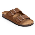 Litfun Classic Cork Clogs For Women Men Genuine Summer Clogs with Arch Support Cork Leather Home Mules Shoes Thick Beach Sandals