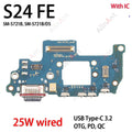 USB Mic Board Dock Charger Connector Charging Port Flex Cable For Samsung Galaxy S25 S24 S23 S21 S20 FE G781W G990W S721W S711W