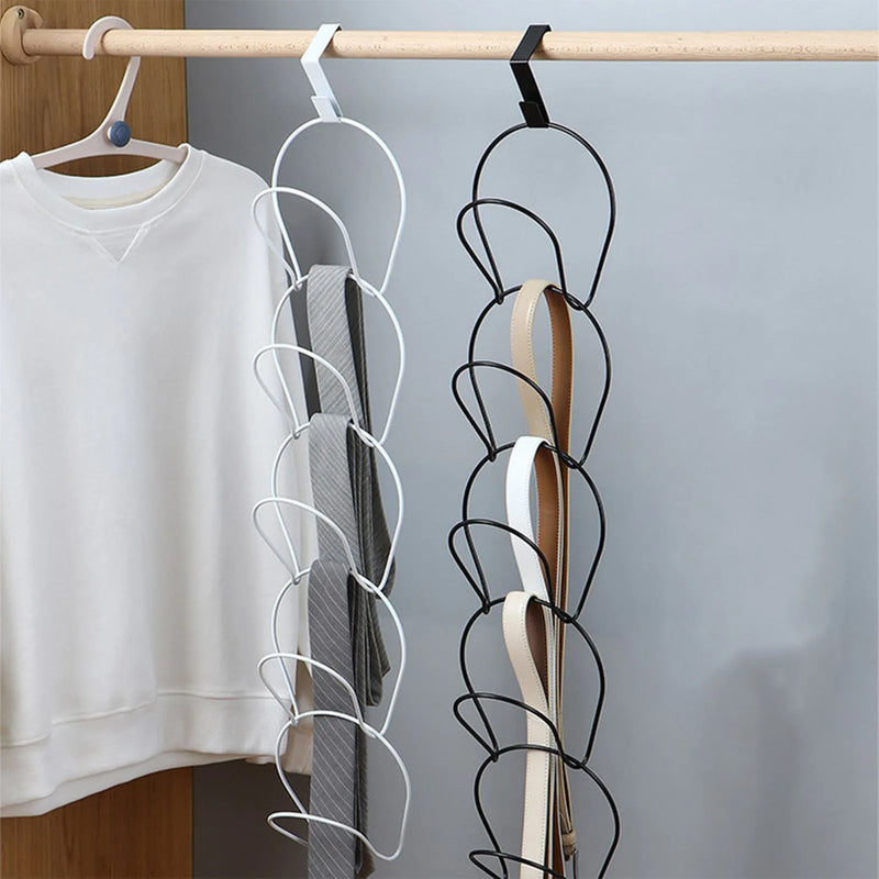 5Pcs Hat Rack Iron Punching Free Multi Layer Multifunctional Space Saving Hat Hanger Holder