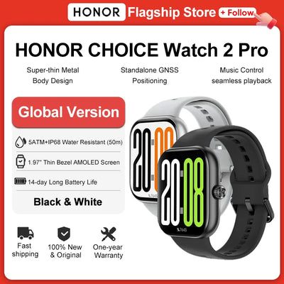 Global Version HONOR CHOICE Watch 2 Pro 1.97'' AMOLED | SAMAG