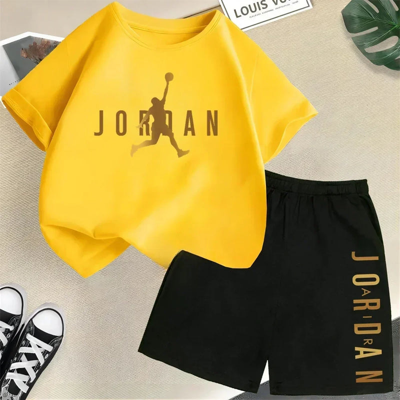Summer Short Sleeve Children's Pattern Printed Sports - View 5 | SAMAG