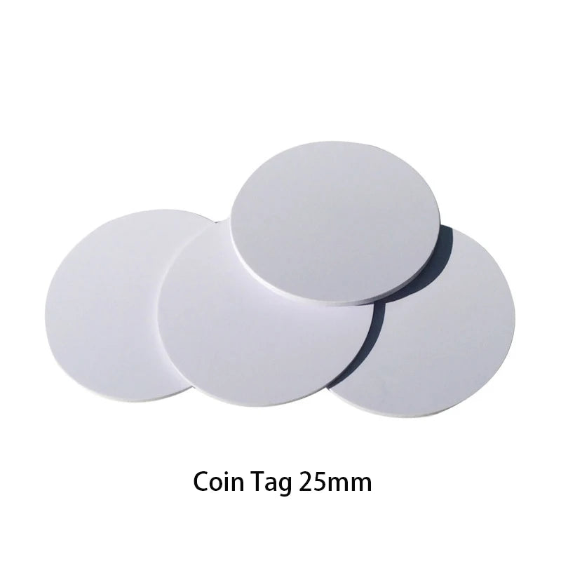 1pc/Lot NFC 215 Coin TAG Key 13.56Mhz NFC215 Universal Ultralight Tags Labels