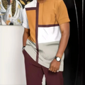 Men's sports set 2 - piece 3D printed summer fashion new slow running casual short sleeved T - shirt+pants clothing | SAMAG