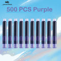 500/12 PCS JINHAO 12 Colors 3.4mm Non carbon Fountain Pen Ink Universal Sac Cartridges Refills School Office Supplies Stationery