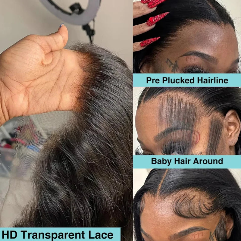 13X6 Hot Sale Glueless Wigs 13x4 Short Bob Bone Straight Best 100% Human Hair Wig for Women Ready To Wear Go Lace Frontal Wigs