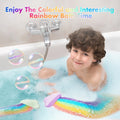 Blue Ocean Rainbow Bath Toys, Colorful Dissolving Bath Toys with Surprise, Boys and Girls the Perf Colors, the Perfect Bath Gift