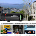 Ultra Hd Portable Monocular Hunting Monocular Telescope Phone Telescope Travel Hiking Camping Birdwatching Telescope