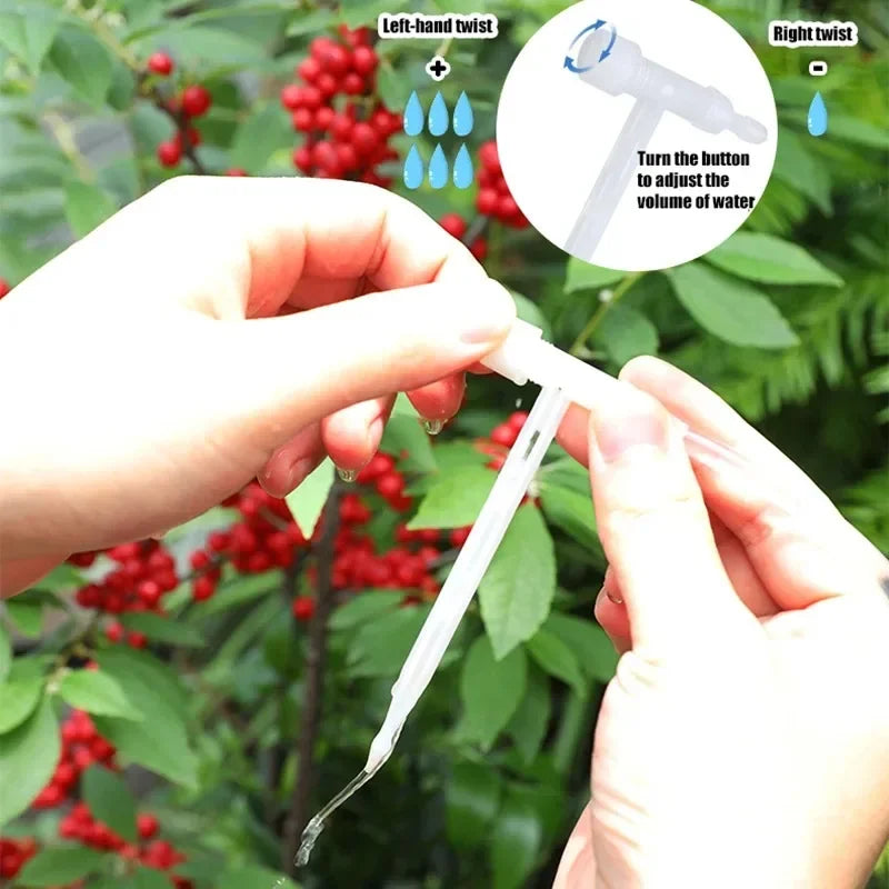 Automatic Solar Energy Drip Irrigation Device Double Pump Adjustable Valve Controller Timer System Intelligent Garden Watering