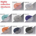 1Pair 3M Flat Reflective Shoelaces for Sneakers Glow at Night Be Applicable Sport Running AF1/AJ Luminous Shoe Lace Shoestring