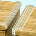 High Quality Anti Collision Baby Proofing PVC Transparent Corner Guard Strip Self Adhesive Cabinet Airbag Furniture Bumper