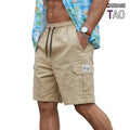Men's Summer Casual Cargo Shorts Plus Size Knee Length | SAMAG