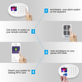 KERUI WIFI GSM Alarm System Kit W202 Home Security Protection Tuya Smart Support Alexa with Motion Detector Door Opening Sensor