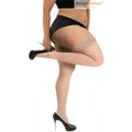 Plus Large Size Oversized Women Black Lace Stockings Thigh High Sexy Ultra-thin for Ladies Over Knee Long Socks Anti-slip XXXXL