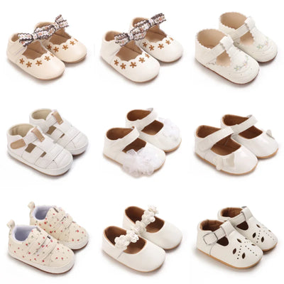 Baby Casual Shoes Infant Toddler Bowknot Non - slip Rubber | SAMAG