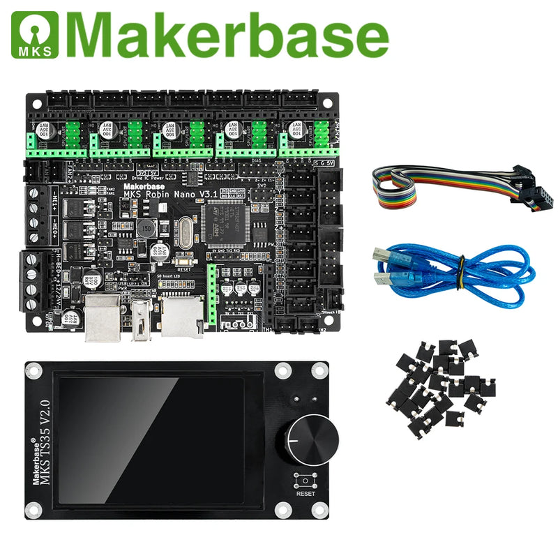 Makerbase Mks Robin Nano V3.1 Eagle 32bit Control Panel TMC2209 Motor Drive WIFI 3D Touch Screen 3D Printer Parts Motherboard