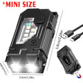 900 Lumen EDC Flashlight, Dual Light 7 Modes USB Rechargeable, with Magnet & Clip IPX4 Waterproof for Camping Fishing Emergency