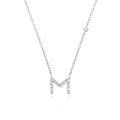ANDYWEN 925 Sterling Silver Gold Small 26 Letters A- Z Zircon CZ Pendant Monogram Necklace Me 2020 Initial Alphabet M A Jewelry