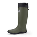 Men‘s Rain Shoes Anti-slip Fashion Lightweight Outdoor Boots Men Long Boots Button-up Comfortable Flat Work Shoes Men