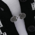 1 Pair Vintage Sweater Swirl Clip Cape Cloak Clips for Dress Retro Cardigan Clip Shawl Clasp Shirt Button Clip for Girl Women