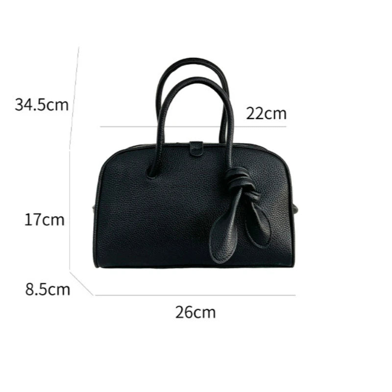 Minimalist Bags Large Capacity Versatile Fashionable Boston 2026 Women's Handbag Casual Style Handheld Bag New Trendy Fashion