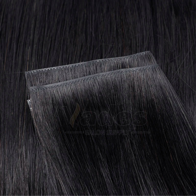 Clip in Hair Extensions 100% Real Human Hair, 12-24Inch 100-120g Clip in Extensions for Women, Invisible Straight Hair