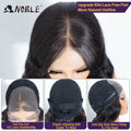 NOBLE Synthetic Lace Front Wig 20 Inch 6X4 Dark Brown Body Wave Natural Hairline Heat Resistant For Brazilian Women Lace Wig