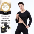 Men Double-Sided Non-marking Heating Thermal Underwear Set of Large Size Autumn Clothes and Trousers Men's Padded Composite Bott