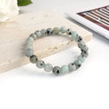 Natural Stone Beads Bracelet For Women Men Agate Crystal Quartzs Aquamarines Jades Jewelry Agates Elastic Bangle Bracelets 6 8mm