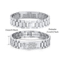 Custom Medical ID Bracelet Medilert Bracelets for Men Women Engraving Stainless Steel Medic ID Bracelet Wristband for Dad Mom